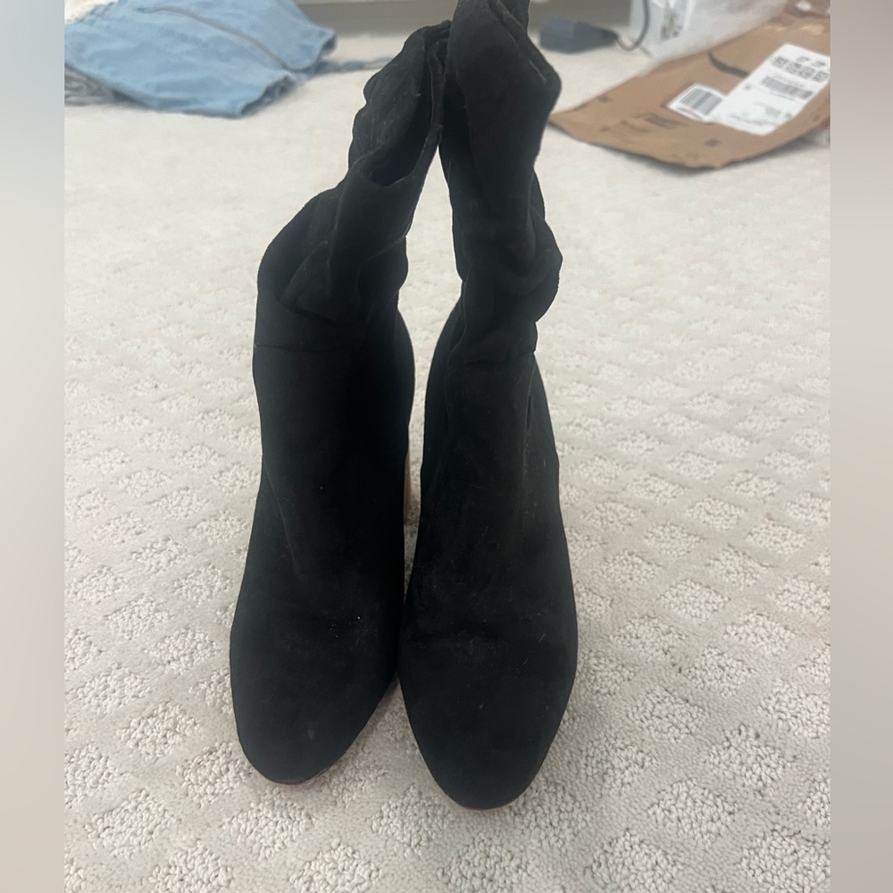 Ccocci Black Velvet Booties
